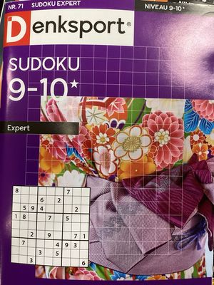 DS SUDOKU 9-10 EXPERT #71