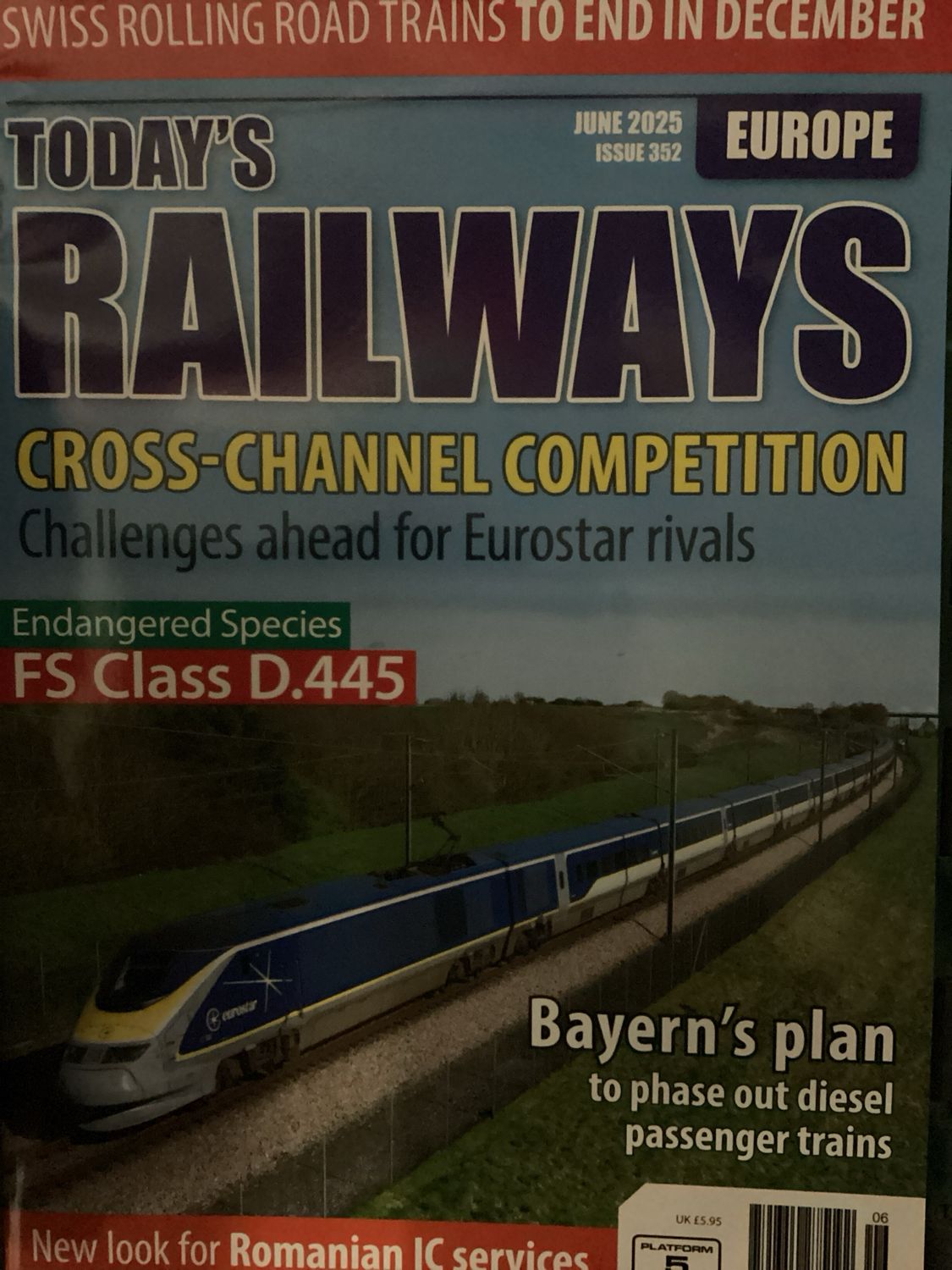 TODAY&#39;S RAILWAYS EUROPE G #45833