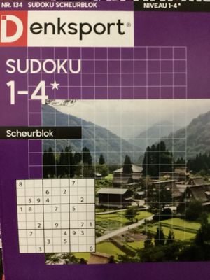 DS SUDOKU SCHEURBLOK #134