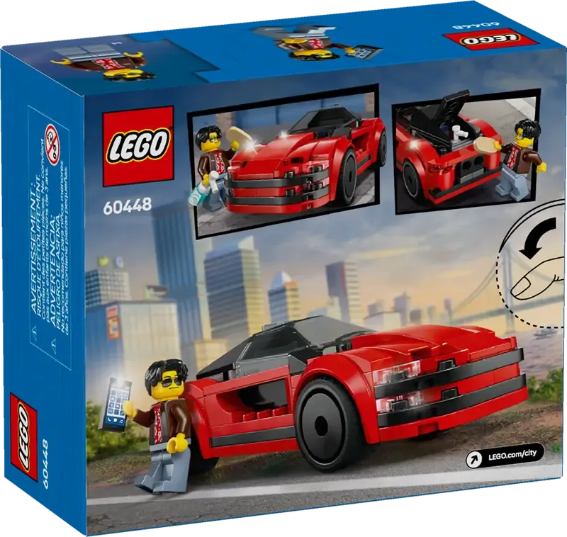 LEGO City Rode sportwagen