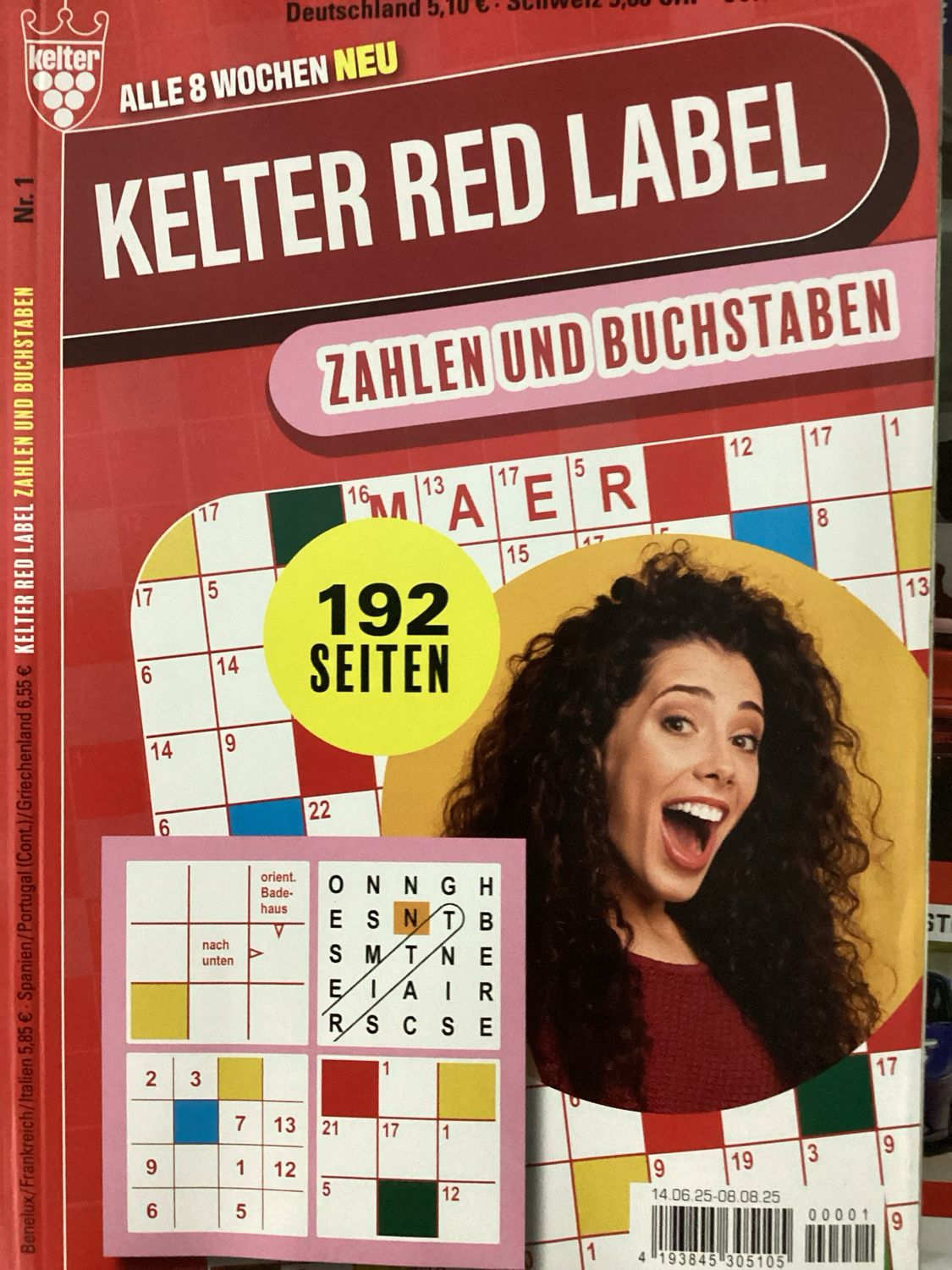 KELTER ZAHLEN BUCHSTABEN #25001