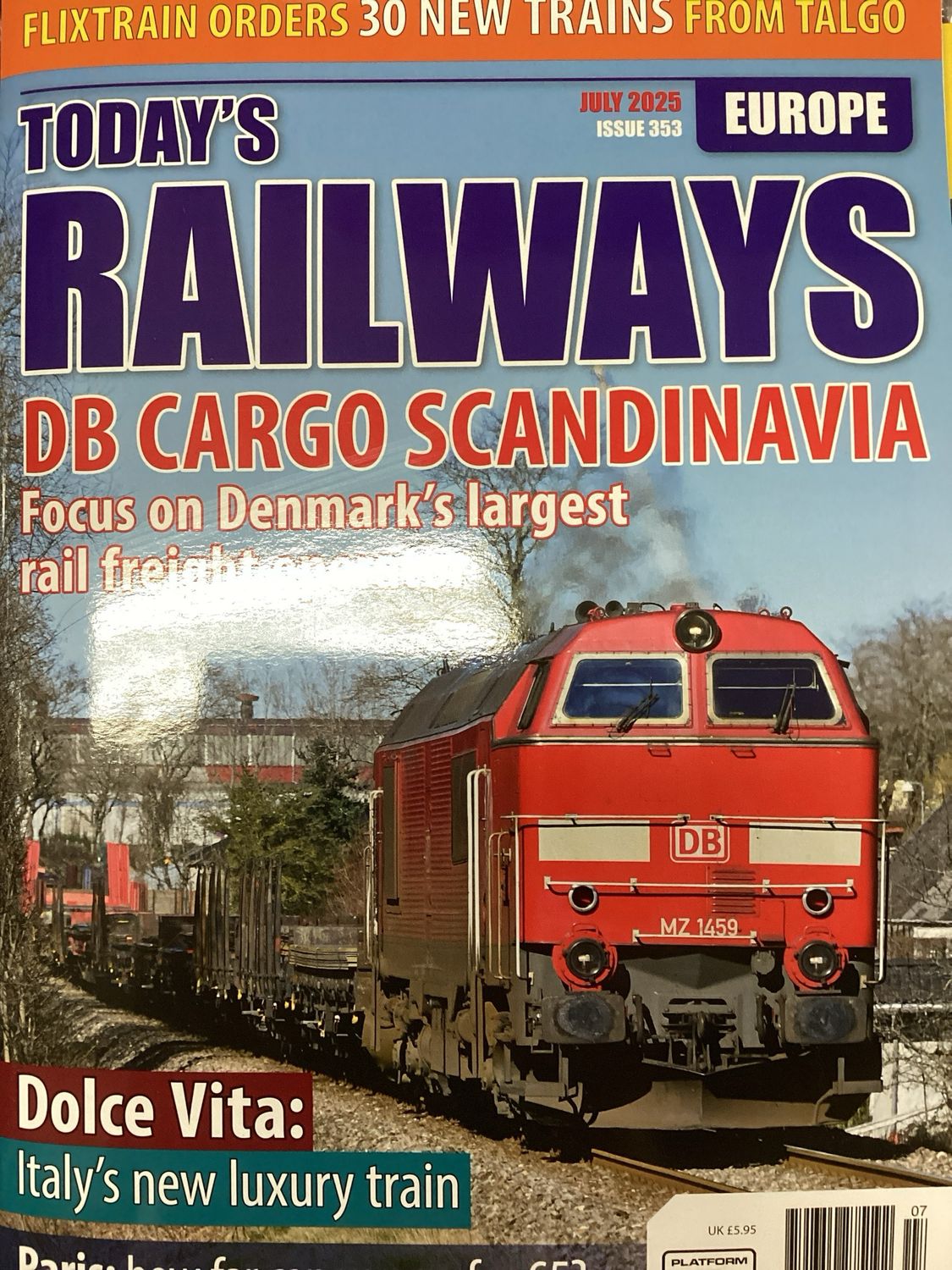 TODAY&#39;S RAILWAYS EUROPE G #45863