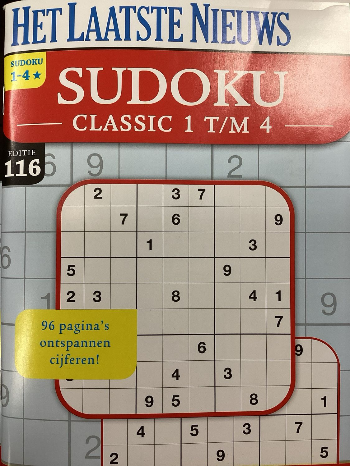 HLN SUDOKU 1-4* CLASSIC #116