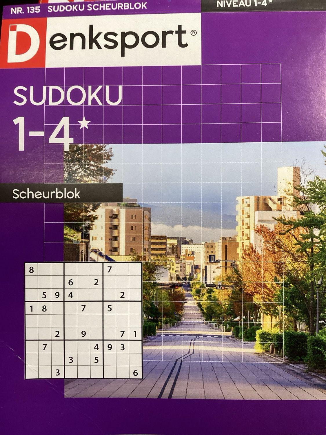 DS SUDOKU SCHEURBLOK #135