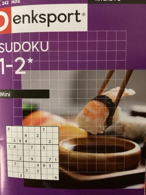 DS SUDOKU MINI #242