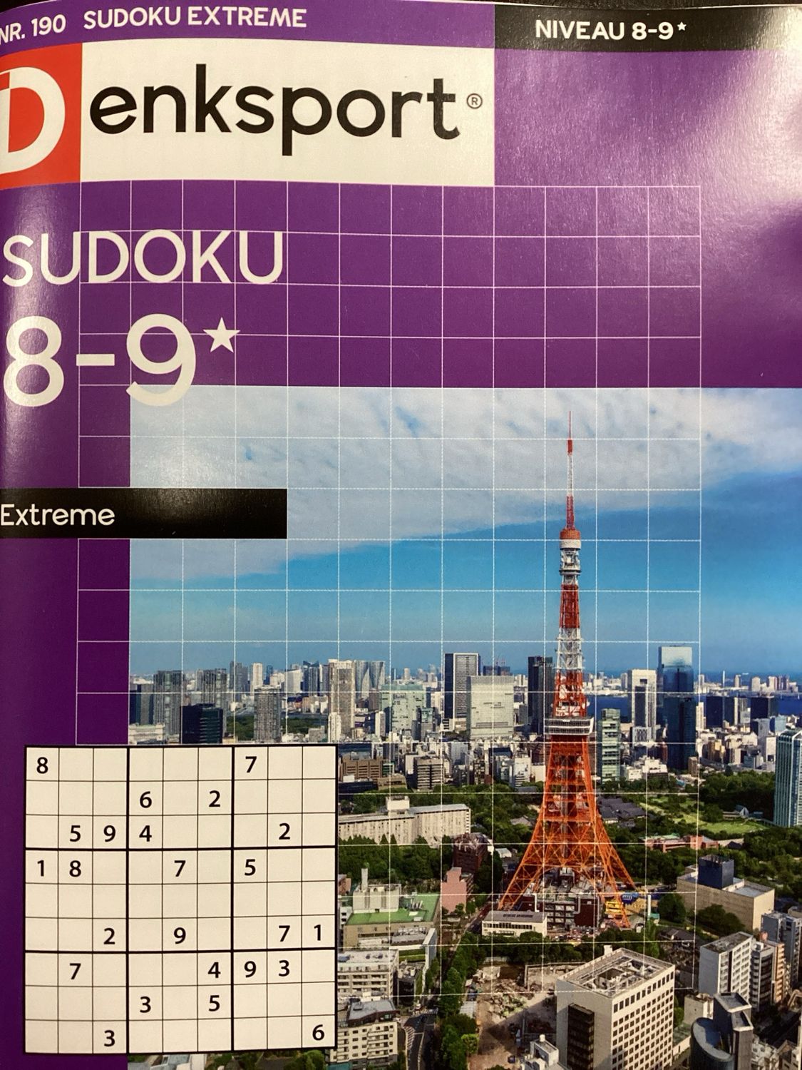 DS SUDOKU EXTREME #190