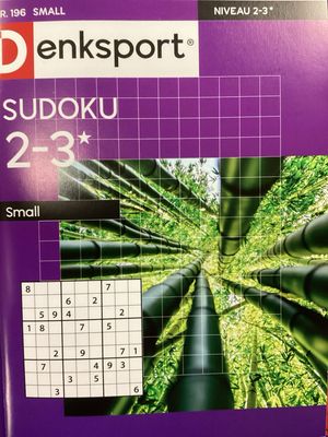 DS SUDOKU SMALL #196