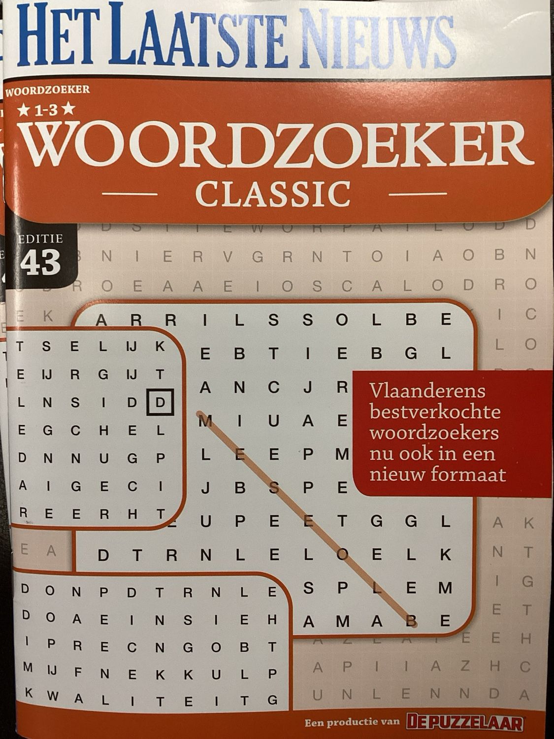 HLN WOORDZOEKER 1-3* CLAS #43