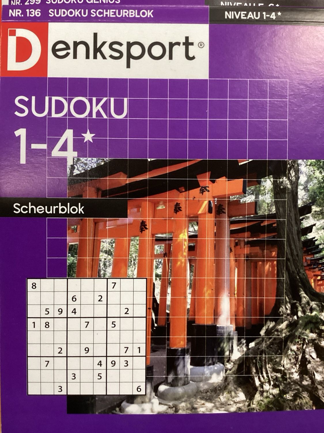 DS SUDOKU SCHEURBLOK #136