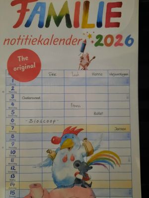 FAMILIENOTITIEKALENDER CO #2026
