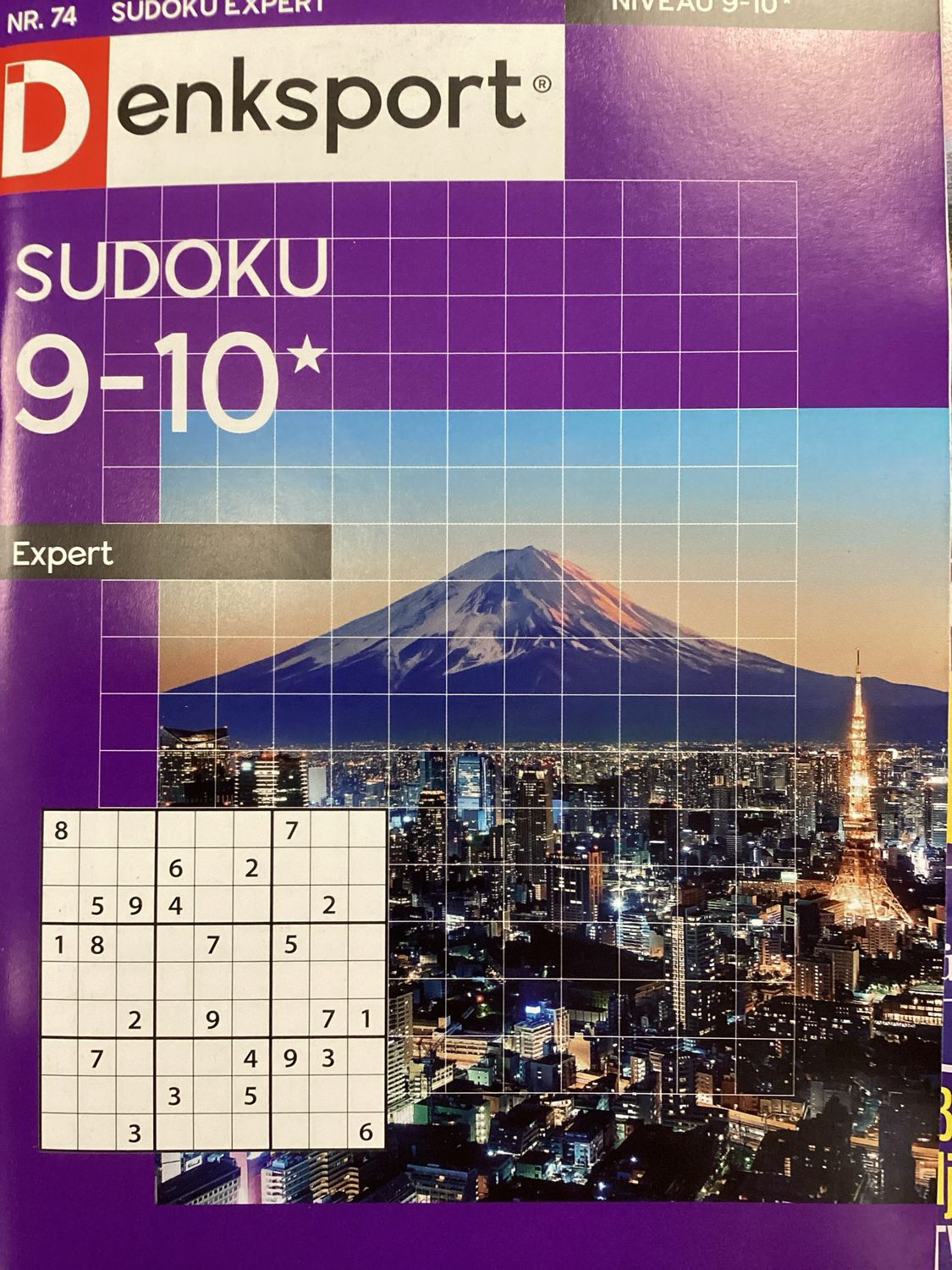 DS SUDOKU 9-10 EXPERT #74