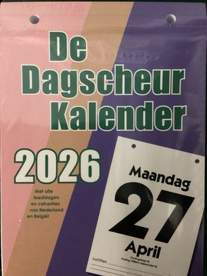DAGSCHEURKALENDER #2026