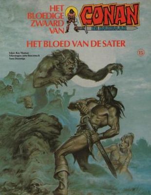 Conan, het bloedige zwaard van : 15. Het bloed van de sater