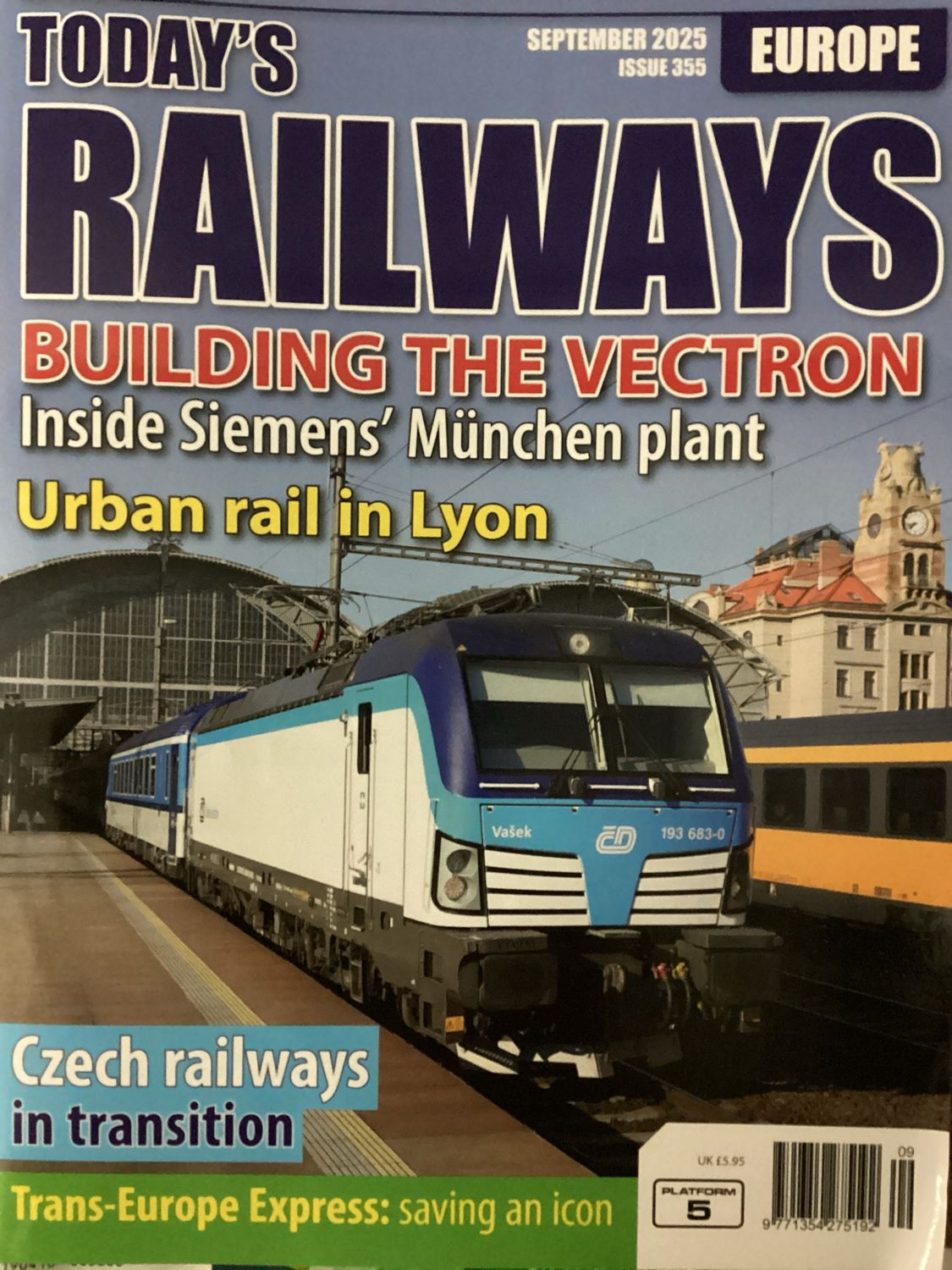TODAY&#39;S RAILWAYS EUROPE G #45925