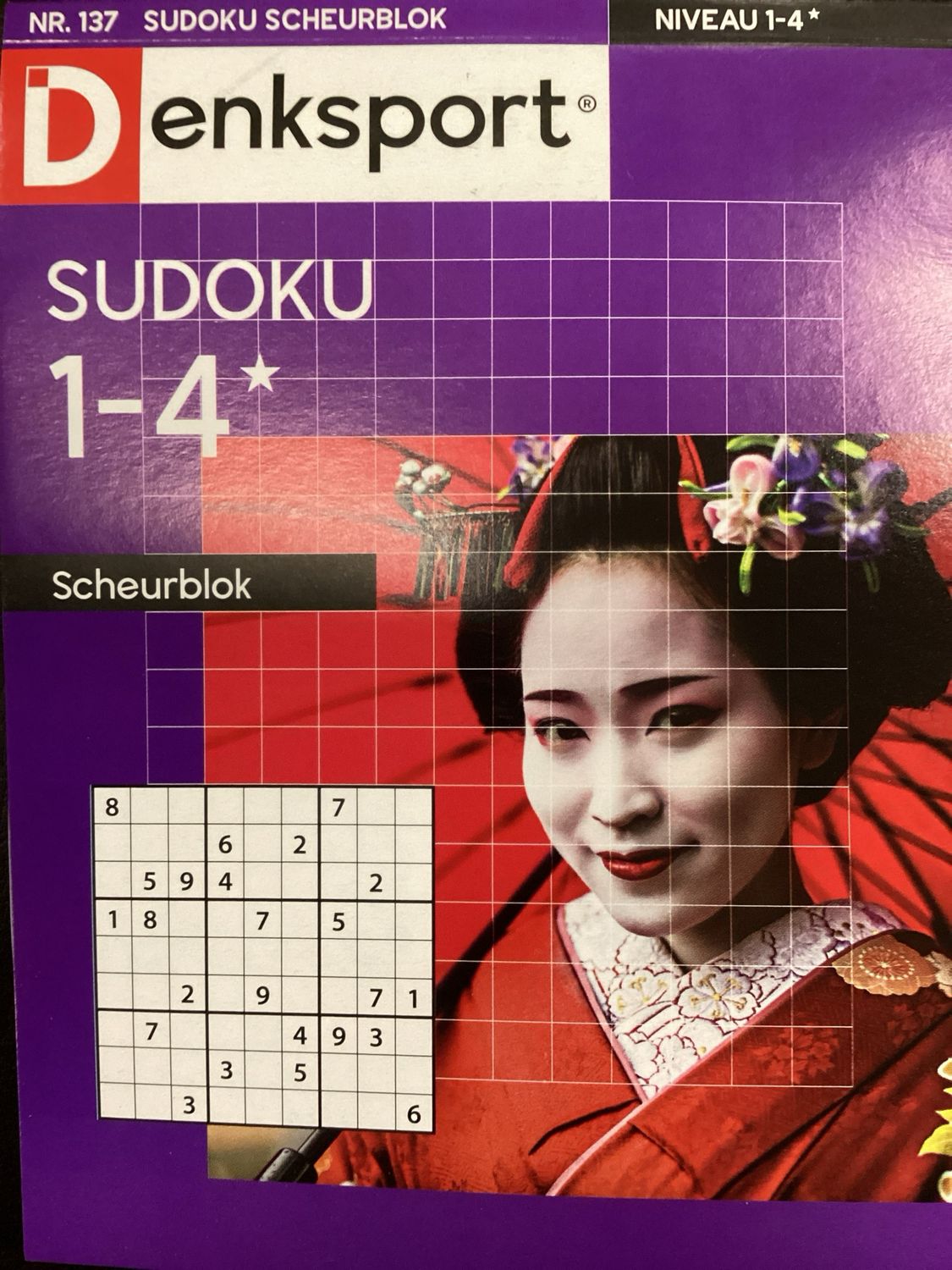 DS SUDOKU SCHEURBLOK #137
