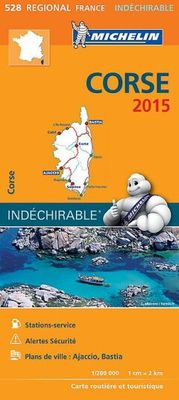 Corse 17528 Carte Michelin kaart 2015