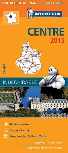 Centre 17518 Carte Michelin kaart 2015
