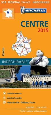 Centre 17518 Carte Michelin kaart 2015