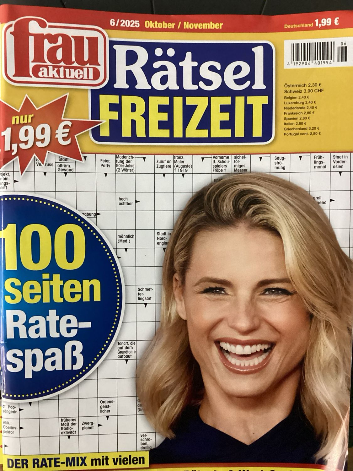 FRAU AKTUELLE RATSEL FREI #25006