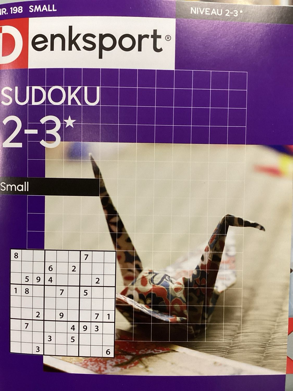 DS SUDOKU SMALL #198
