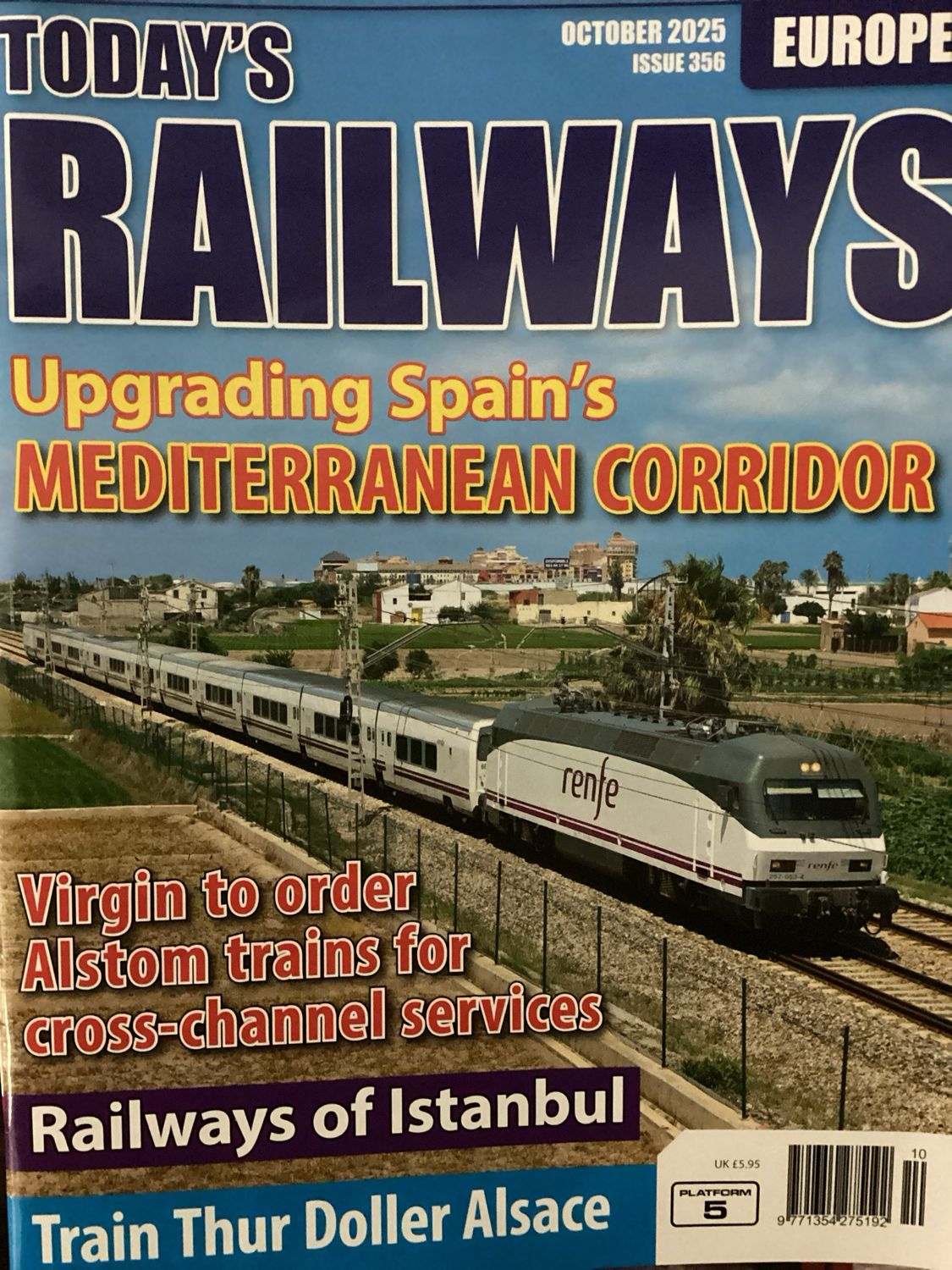 TODAY&#39;S RAILWAYS EUROPE G #OCT25
