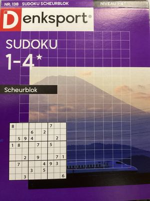 DS SUDOKU SCHEURBLOK #138