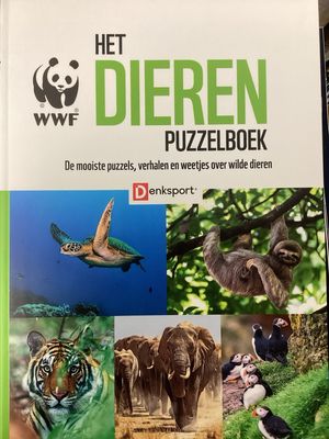 DS WWF DIEREN PUZZELBOEK #1