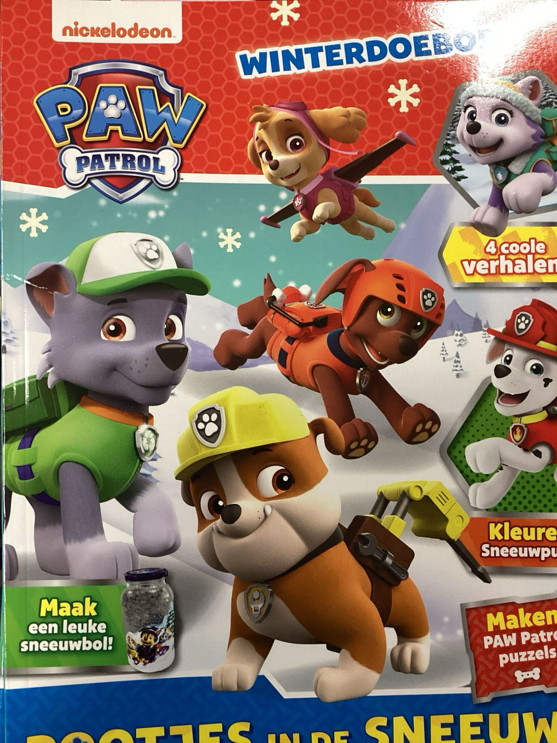 PAW PATROL WINTERDOEBOEK #PPWD