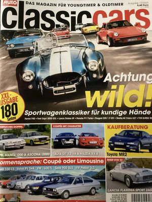 AUTO ZEITUNG CLASSIC CARS #25012