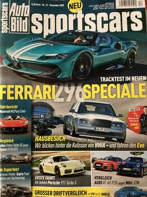 AUTO BILD SPORTSCARS #25012