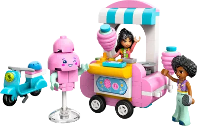 LEGO Suikerspinkraam en scooter