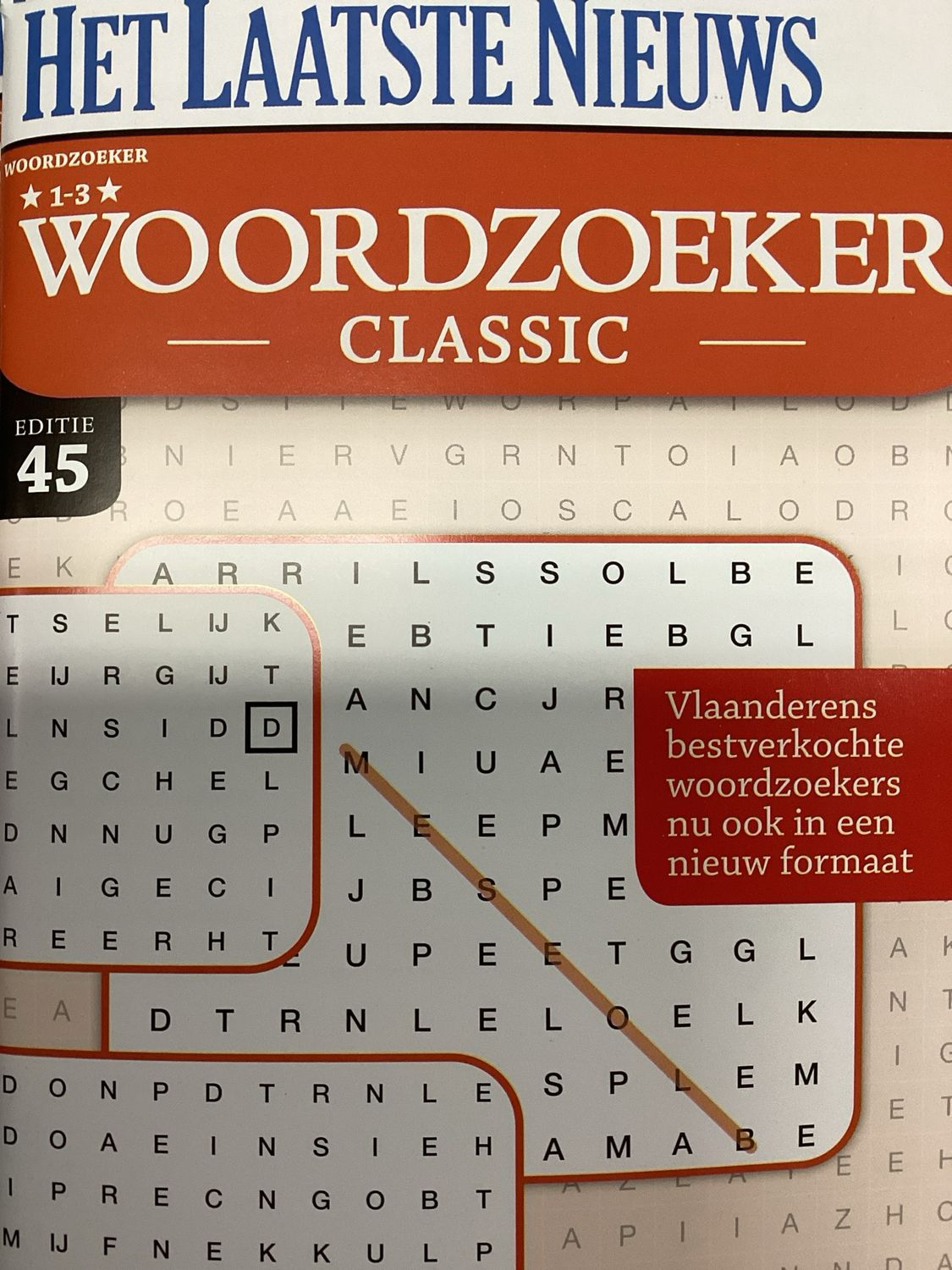 HLN WOORDZOEKER 1-3* CLAS #45
