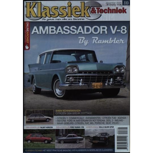 KLASSIEK &amp; TECHNIEK #333