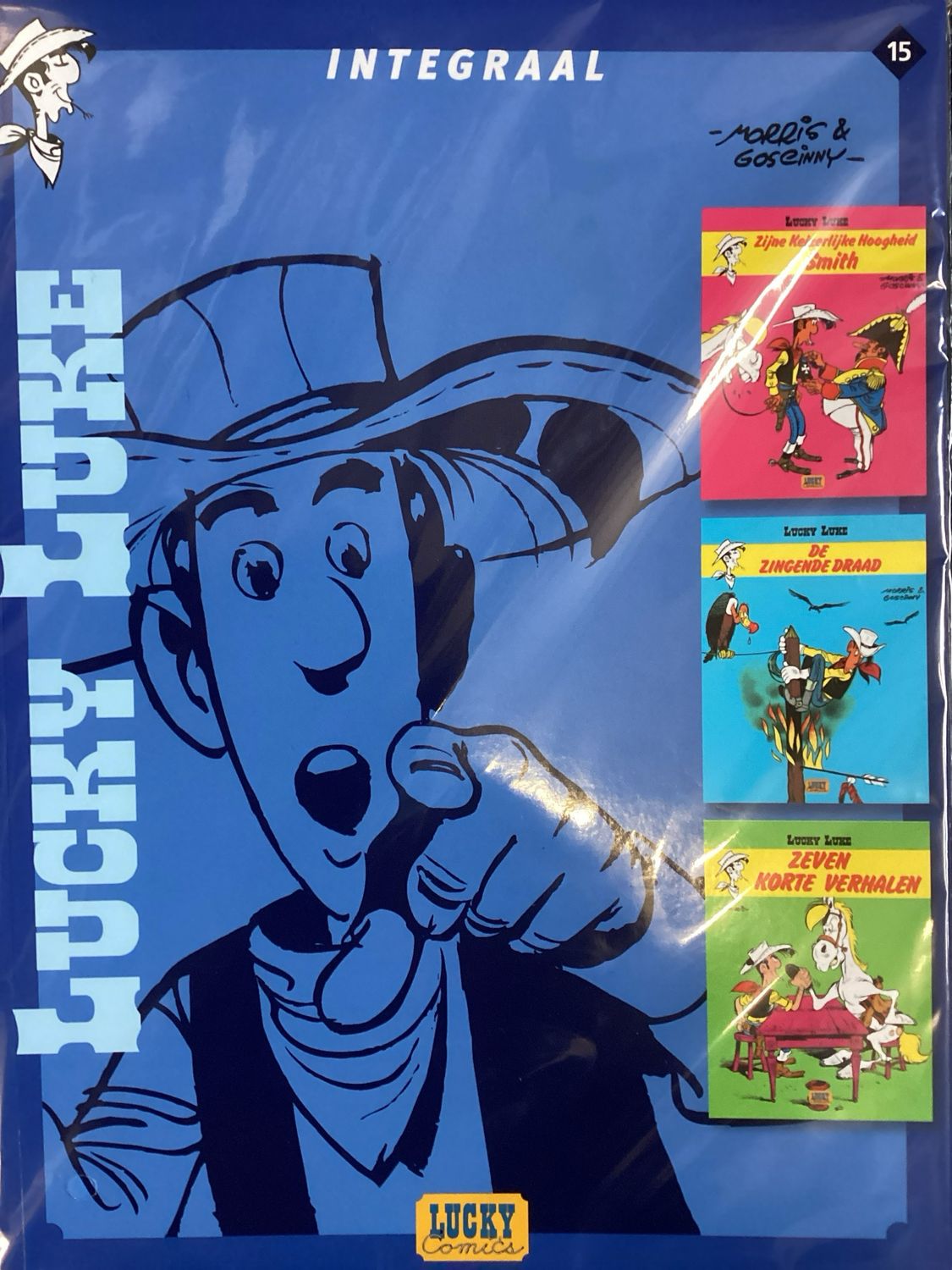 Lucky Luke integraal : 15. Zijne Keizerlijke Hoogheid Smith + De zingende draad + Zeven korte verhalen