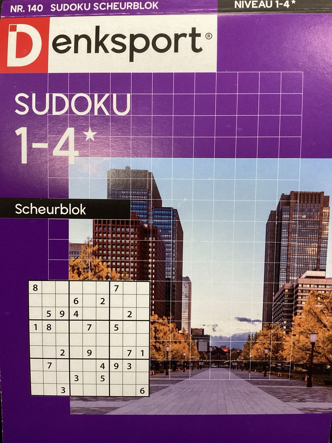 DS SUDOKU SCHEURBLOK #140
