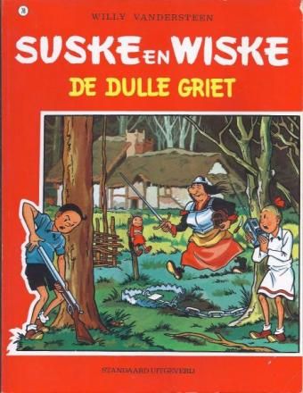 Suske en Wiske : 78. De dulle griet (H1984) met poster