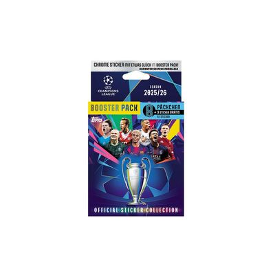 TOPPS - UEFA Champions League 2025/26 Sticker Collection booster pack