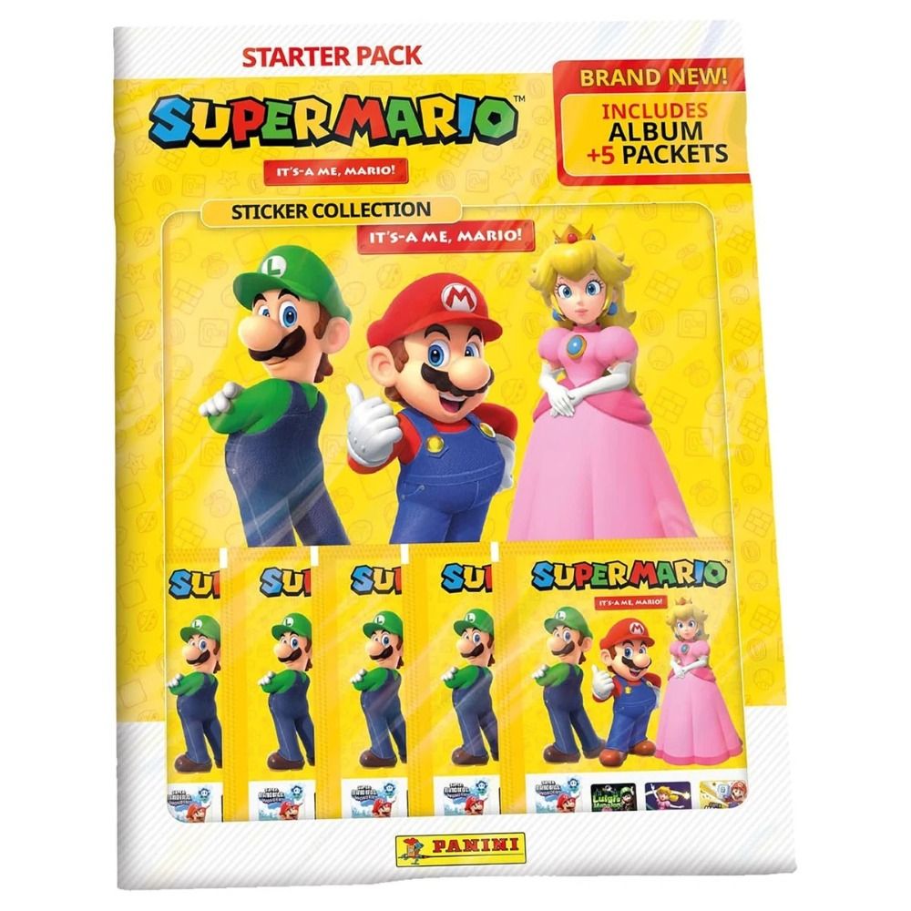 Panini - SUPER MARIO - Starter Pack (1 album + 3 packets) - NL