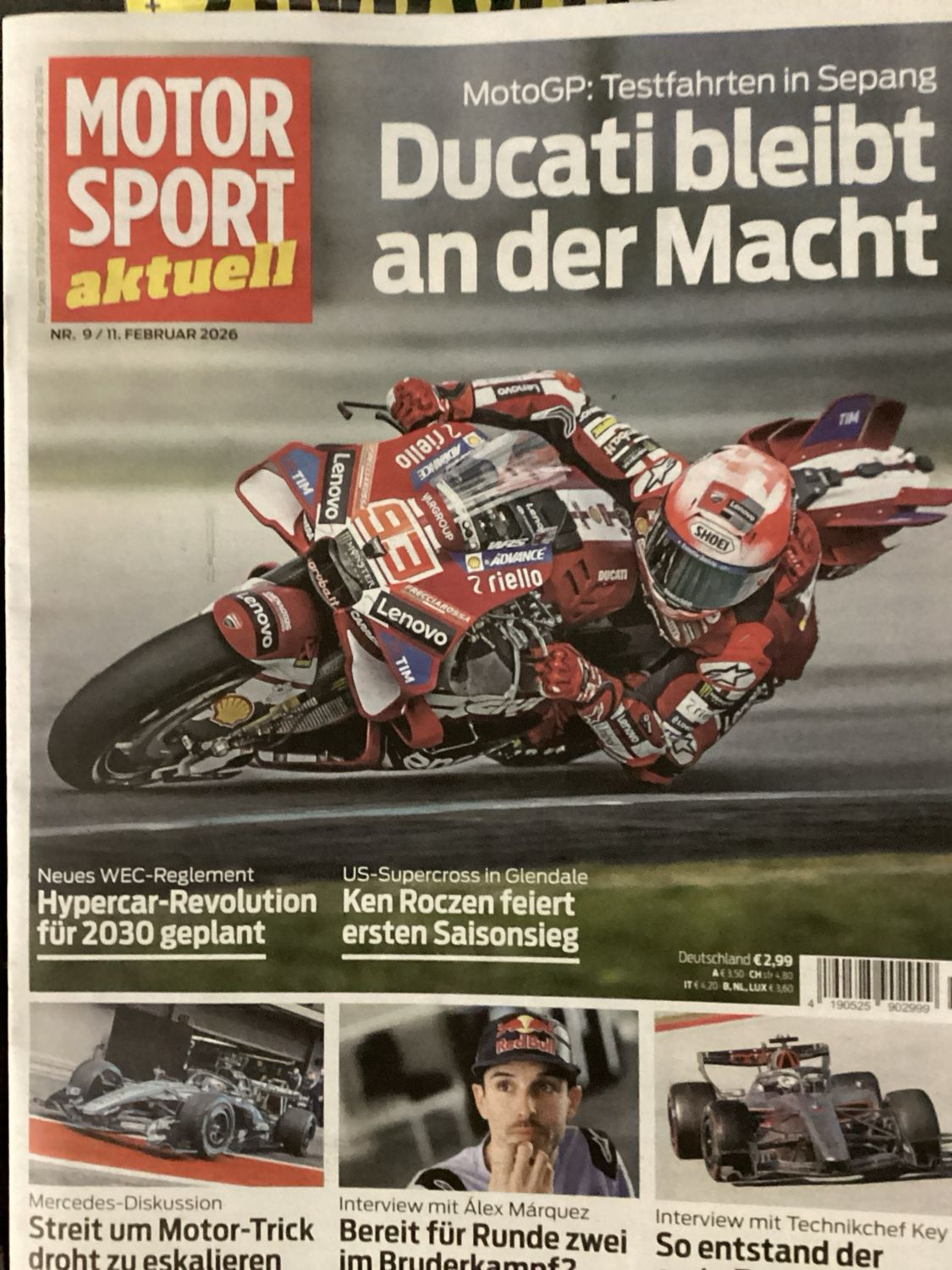 MOTORSPORT AKTUELL #26009