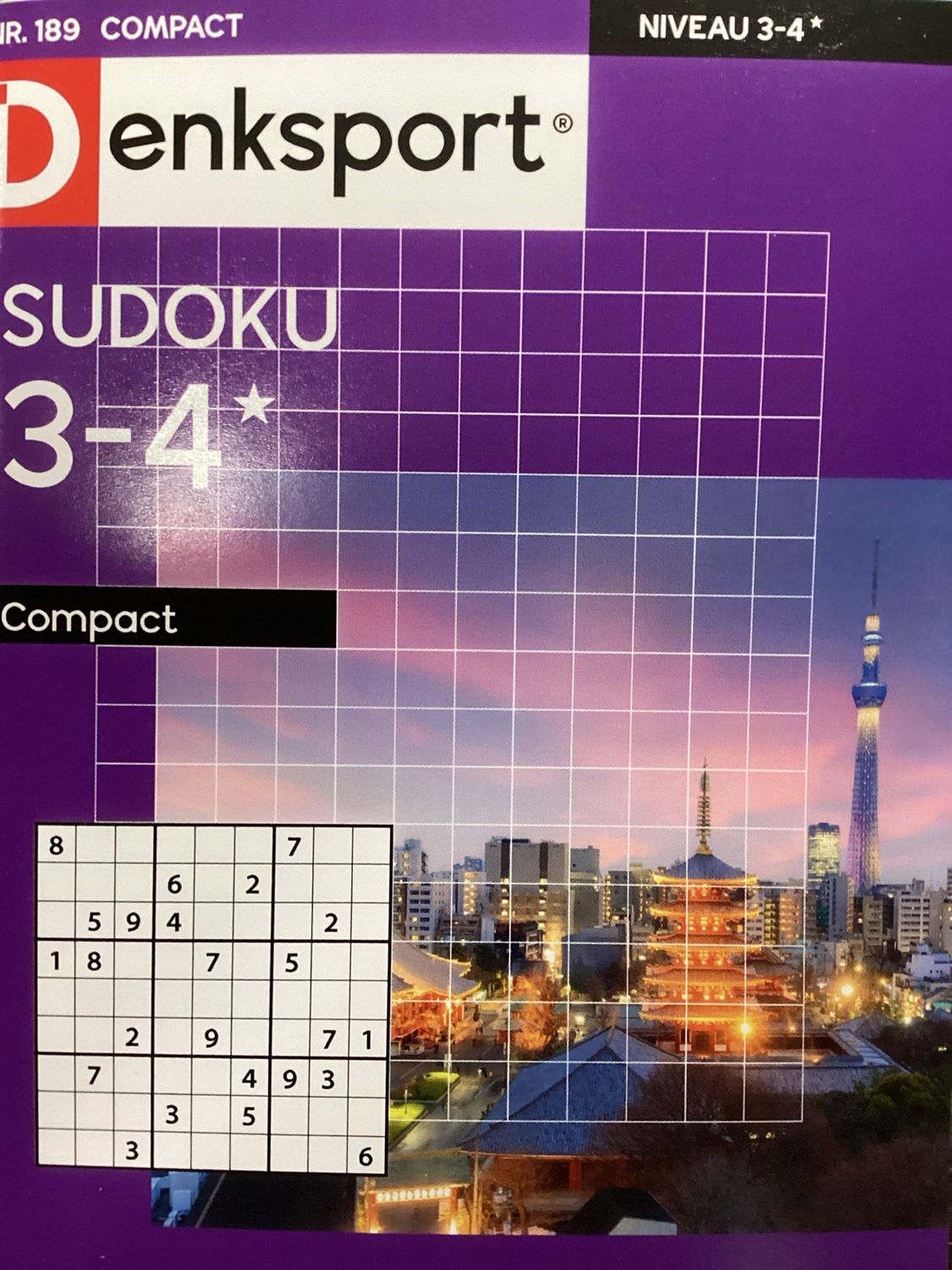 DS SUDOKU COMPACT #189