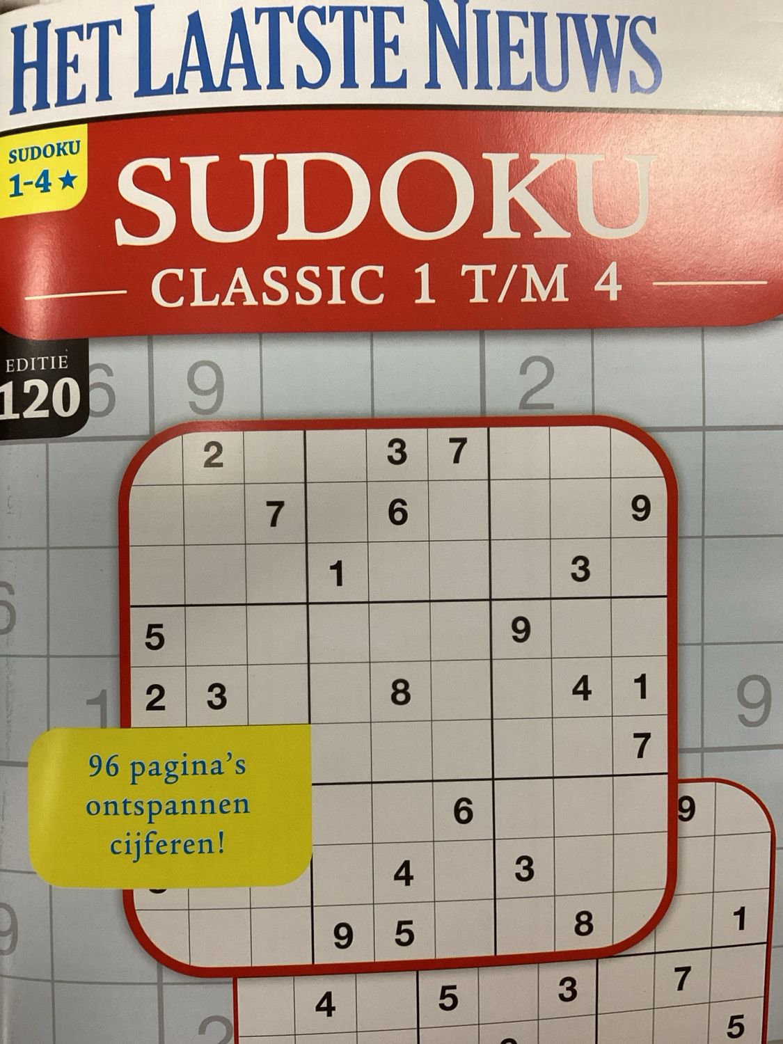 HLN SUDOKU 1-4* CLASSIC #120