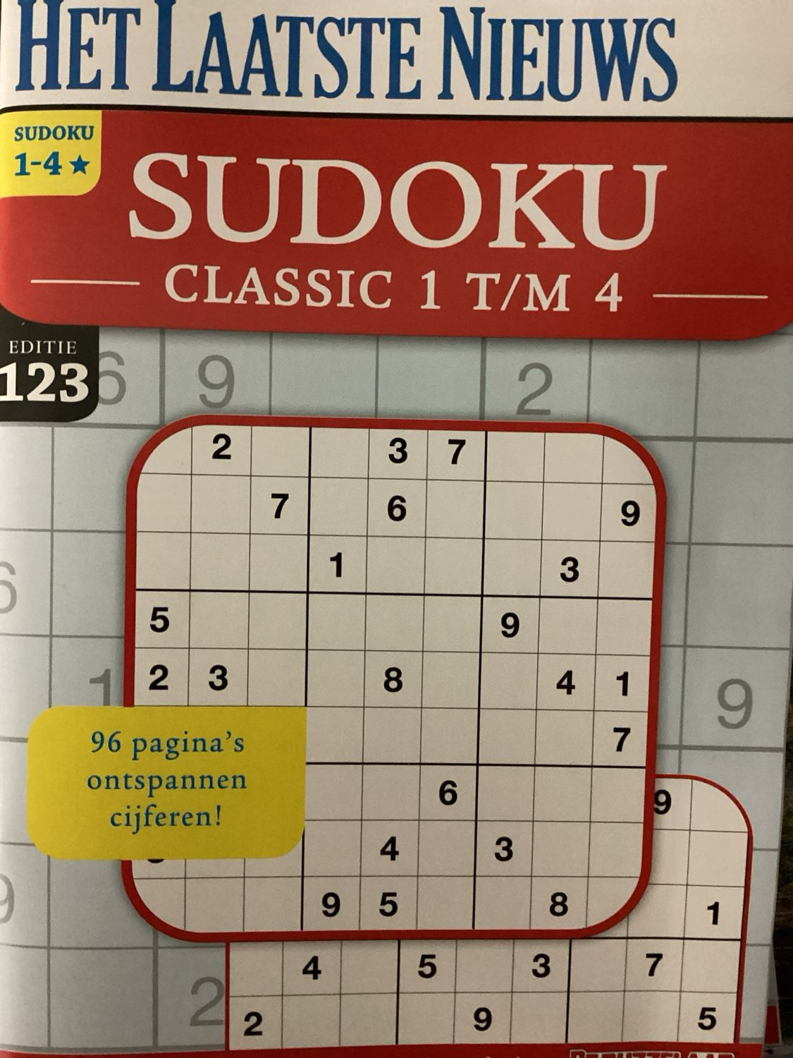 HLN SUDOKU 1-4* CLASSIC #123