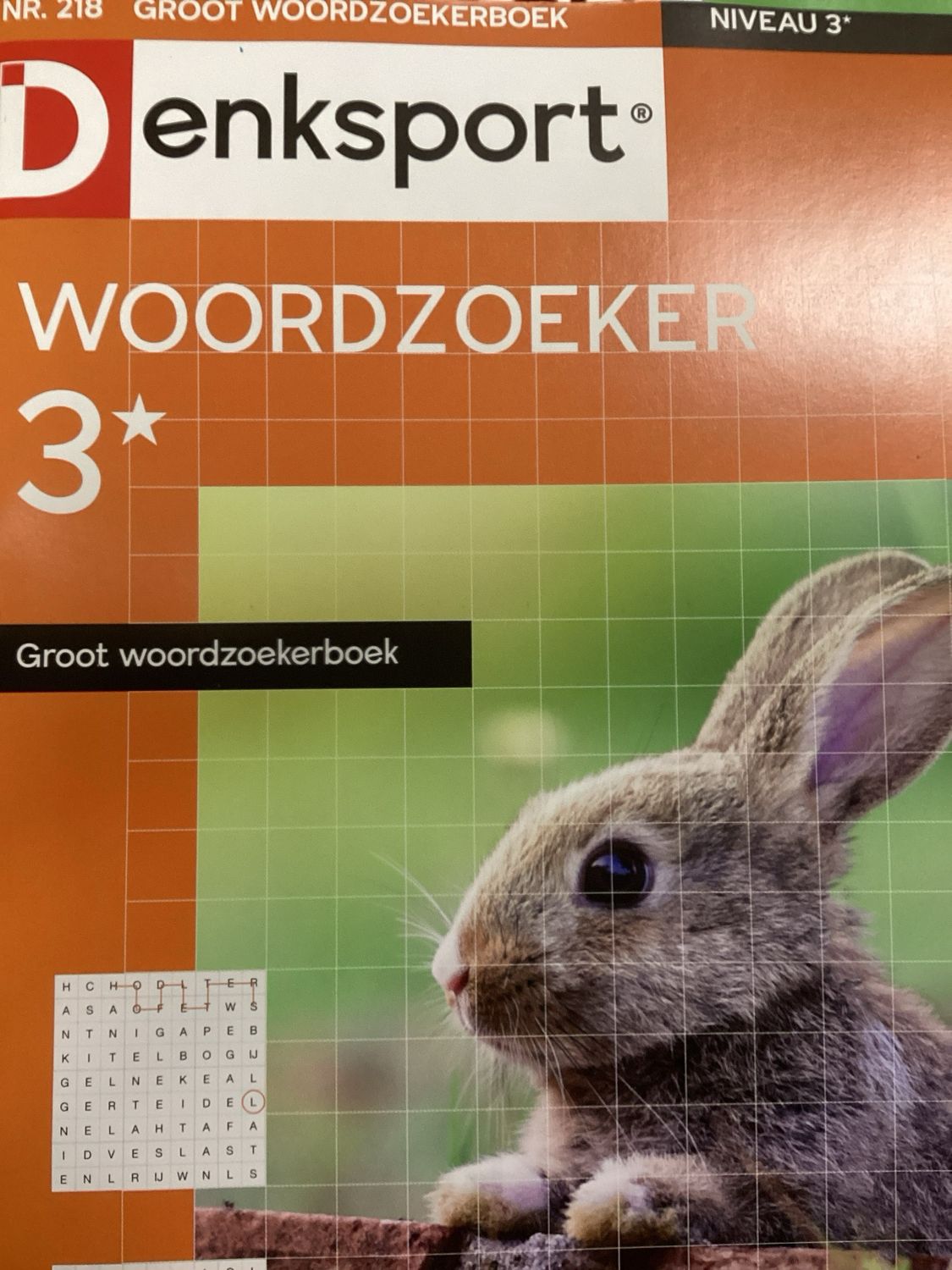 DS GROOT WOORDZOEKERBOEK #218