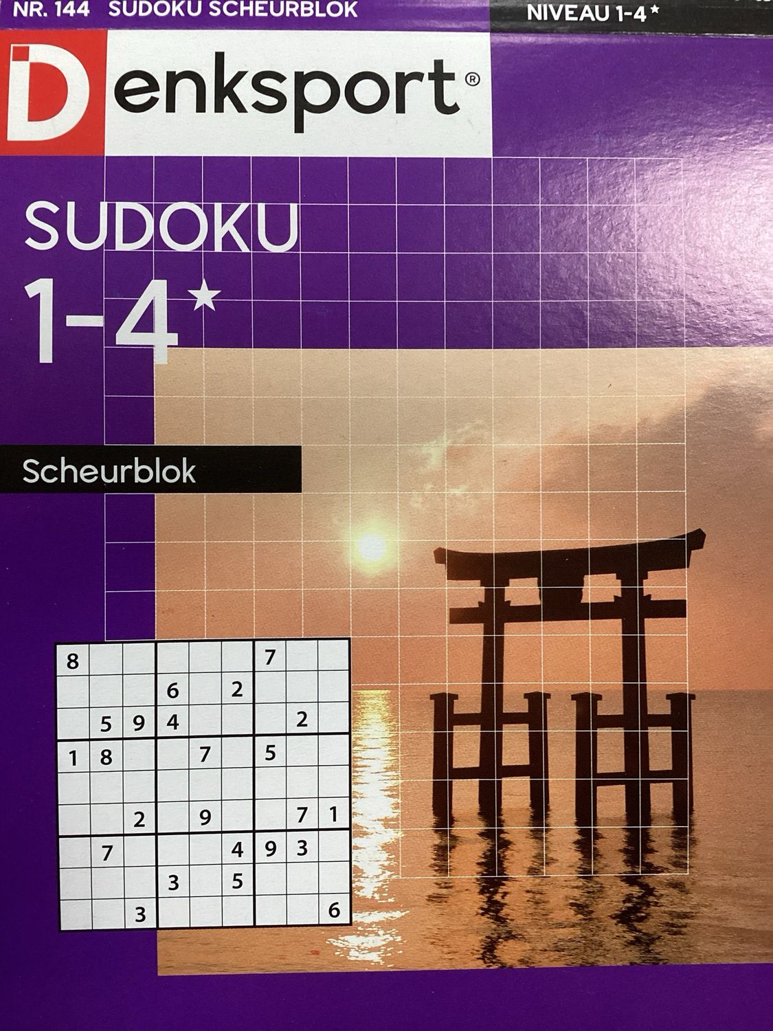 DS SUDOKU SCHEURBLOK #144