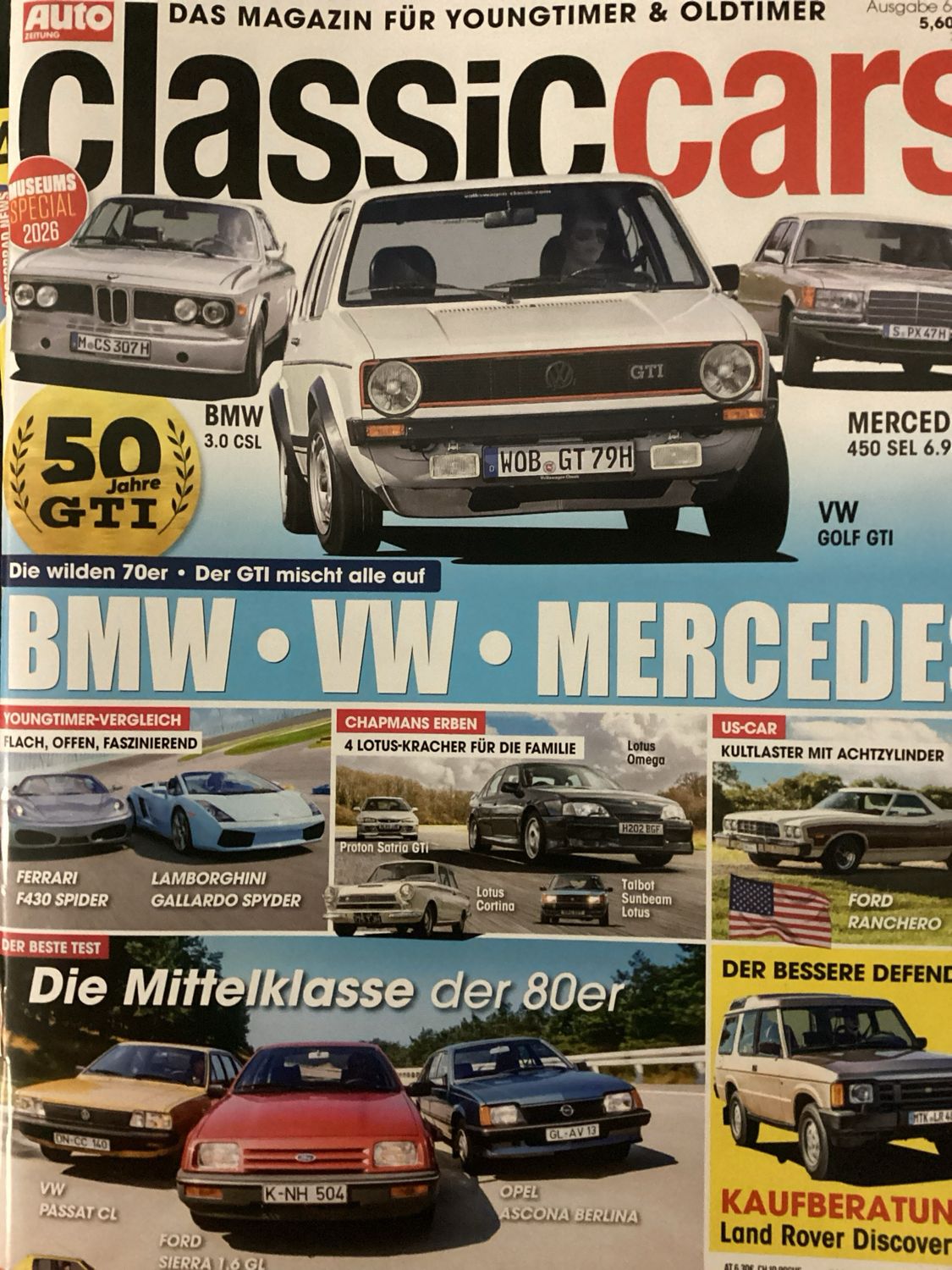 AUTO ZEITUNG CLASSIC CARS #26006