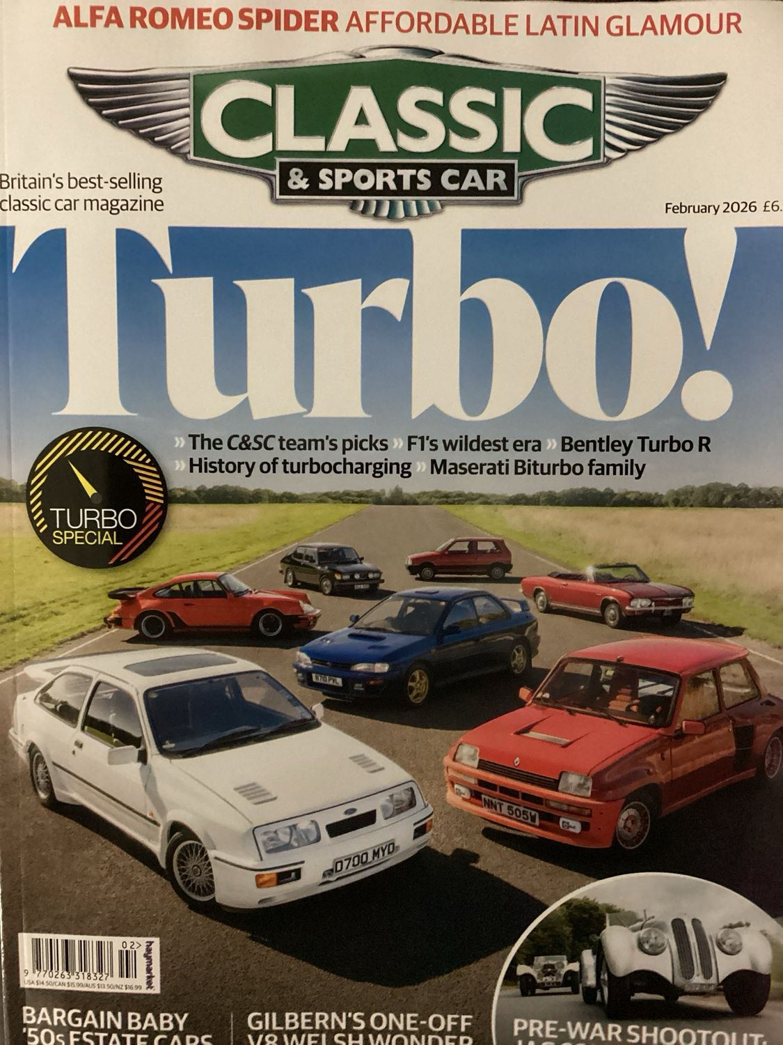 CLASSIC AND SPORTSCAR  GB #FEB26