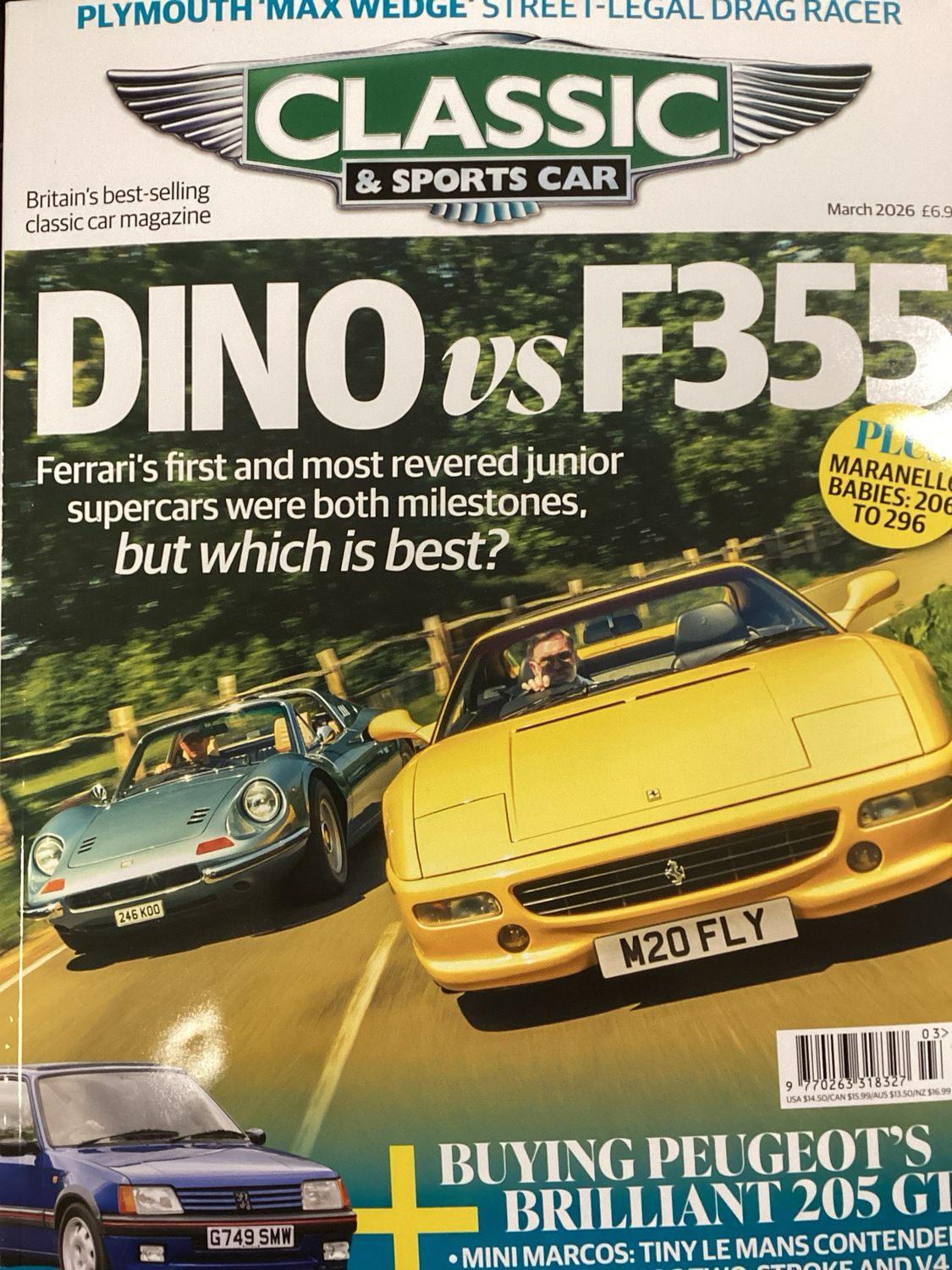 CLASSIC AND SPORTSCAR  GB #MAR26