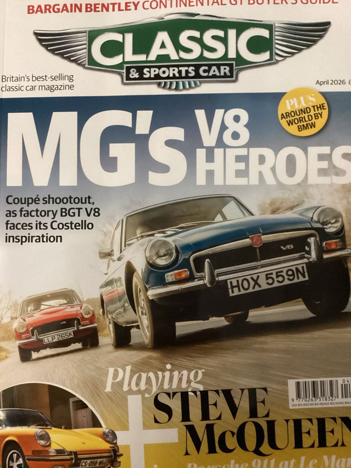 CLASSIC AND SPORTSCAR  GB #apr26