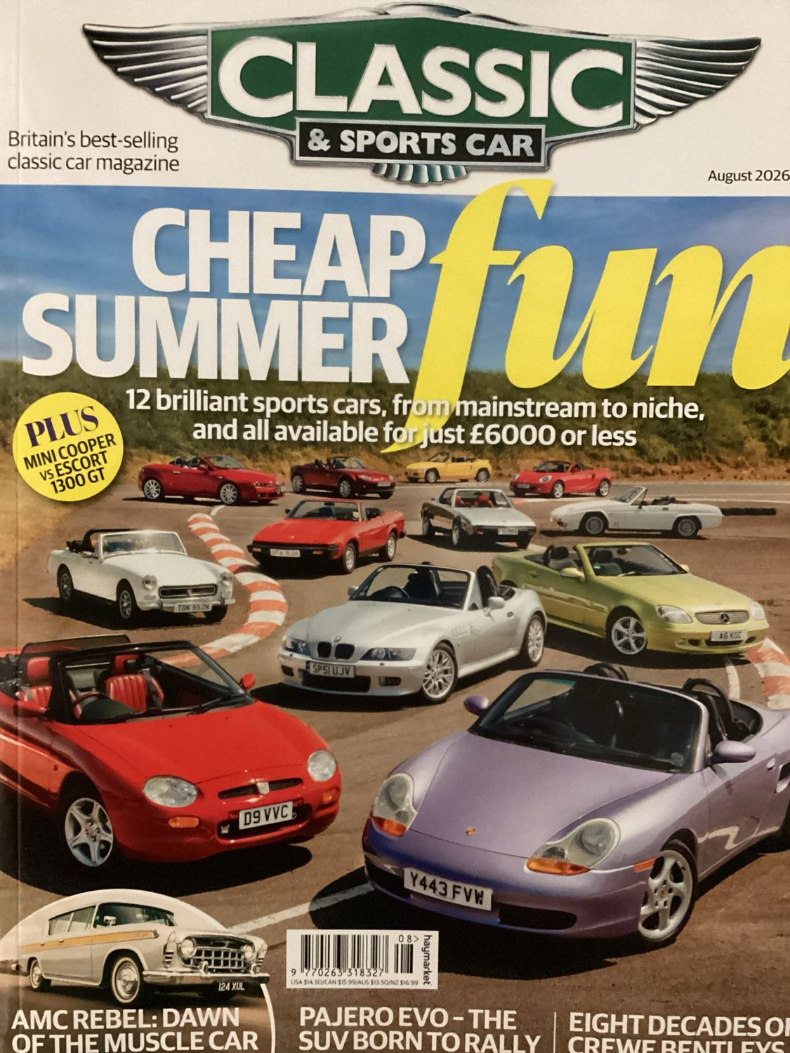 CLASSIC AND SPORTSCAR  GB #aug26