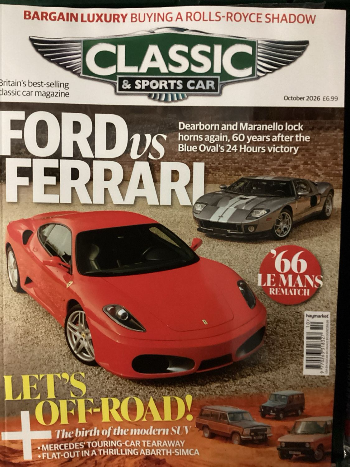 CLASSIC AND SPORTSCAR  GB #OCT26